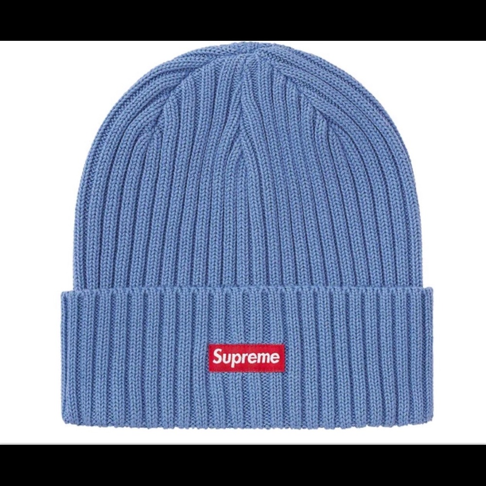 Supreme Overdyed Beanie Blue